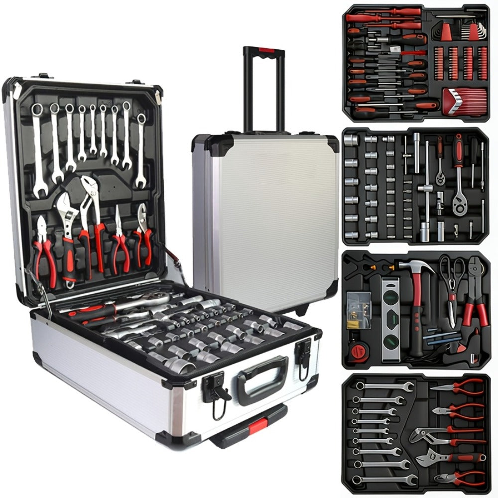 Kit de herramientas | Juego de herramientas de 899/53/51/46 piezas, kit de herramientas de maquinaria para reparaciones del hogar y kit de