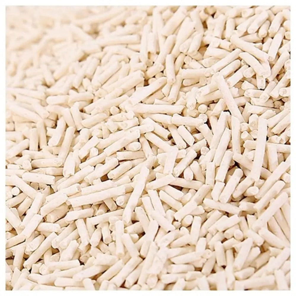 Arena para gatos de tofu, 6L, baja en polvo, sin polvo, fácil de aglomerar, desodorización de larga duración, súper absorbente, se puede tirar directamente al inodoro (original, sabor a manzana, lavanda, limón)