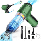 Aspiradora Inalámbrica Tres En Uno de Alta Potencia, Capaz de Aspirar, Extraer Aire y Soplar. Ideal para el Coche y el Hogar, con una Batería de Larga Duración. Recoge Eficazmente Polvo, Detritos y Pelo de Mascotas, Mientras Extrae
