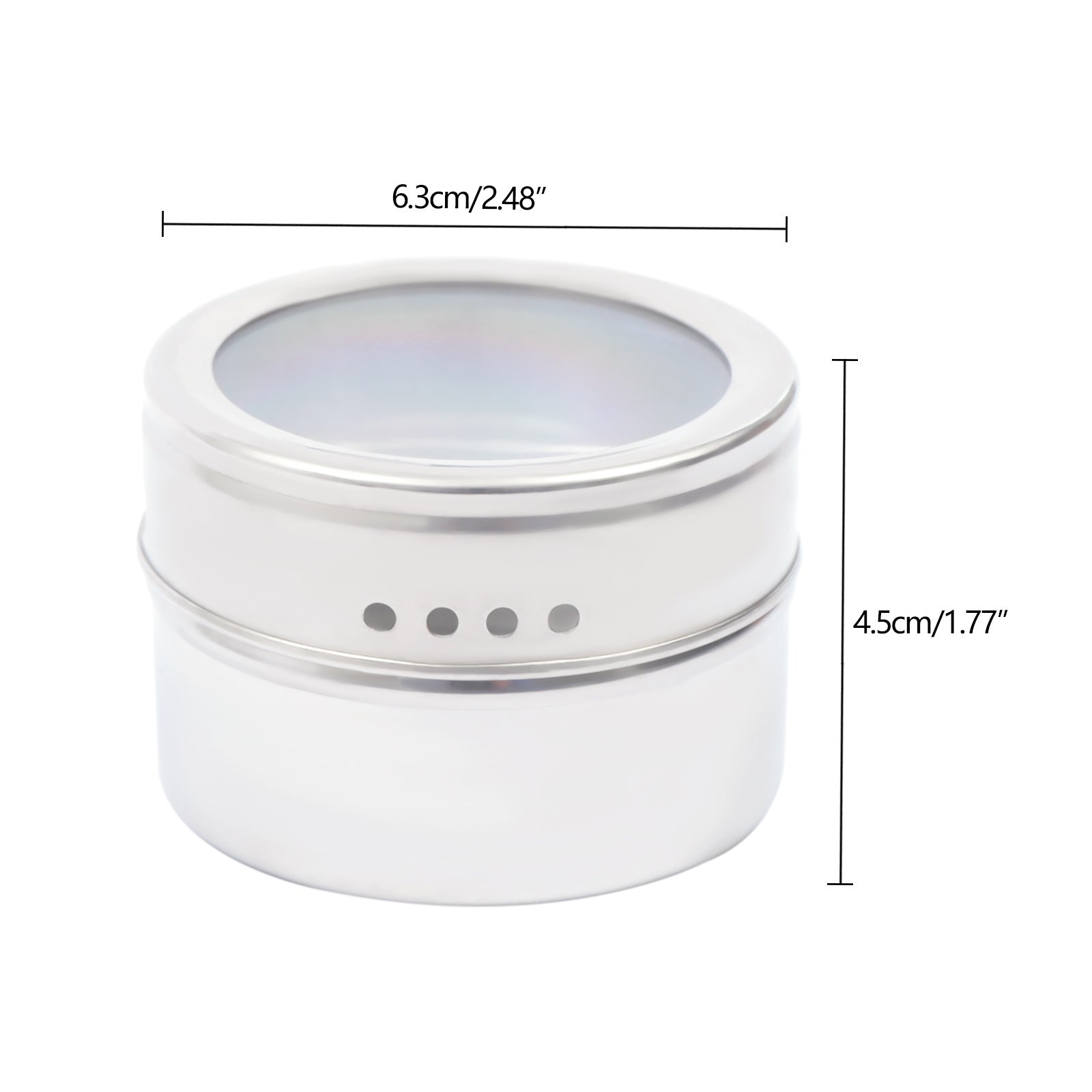 9 piezas de caja de almacenamiento magnética para escritorio de salón, recipiente de acero inoxidable para accesorios de uñas, caja de almacenamiento montada en la pared