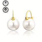 ARTPAGE Aretes de Perlas de Agua Dulce para Mujer con Incrustaciones de Perlas de Alta Calidad, Elegantes y Nobles, Regalo para Mujeres, Madre e Hija, Día de San Valentín, Día de la Madre, Cumpleaños, con Caja de Regalo