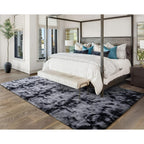 1 pieza de alfombra peluda gruesa y grande de 230 x 160 cm para sala de estar, dormitorio, pasillo o como pasillo de entrada