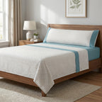 Juego de cama de 3/4 piezas apto para todas las estaciones, que incluye una sábana, una sábana ajustable y fundas de almohada. Medidas: 90 cm, 105 cm, 135 cm, 150 cm y 180 cm