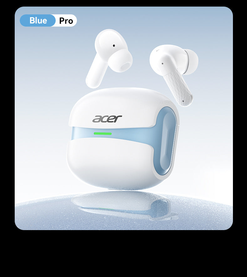 Auriculares Bluetooth | Acer Ohr Auriculares inalámbricos de 13.92 metros Anc Call con reducción de ruido, graves potentes, sonido estéreo