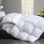 Edredón de Lujo Serie Hotel - Reemplazo Suave y Transpirable para Todas las Estaciones, Lavable a Máquina, Ligero y Cálido, Elegante en Blanco para Hogar o Uso Hotelero (135/155/200/220 cm) - Relleno Duradero de Poliéster, Accesorios para Cama
