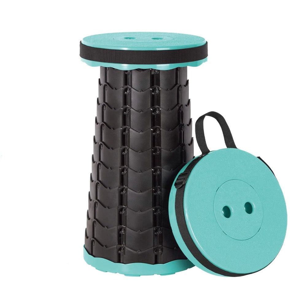 Silla y taburete plegables portátiles de alta resistencia - Diseño compacto y ligero, taburete plegable multifuncional ajustable de altura para camping, pesca, senderismo - Equipo de exterior duradero, regalo perfecto para pescadores, silla de camping con