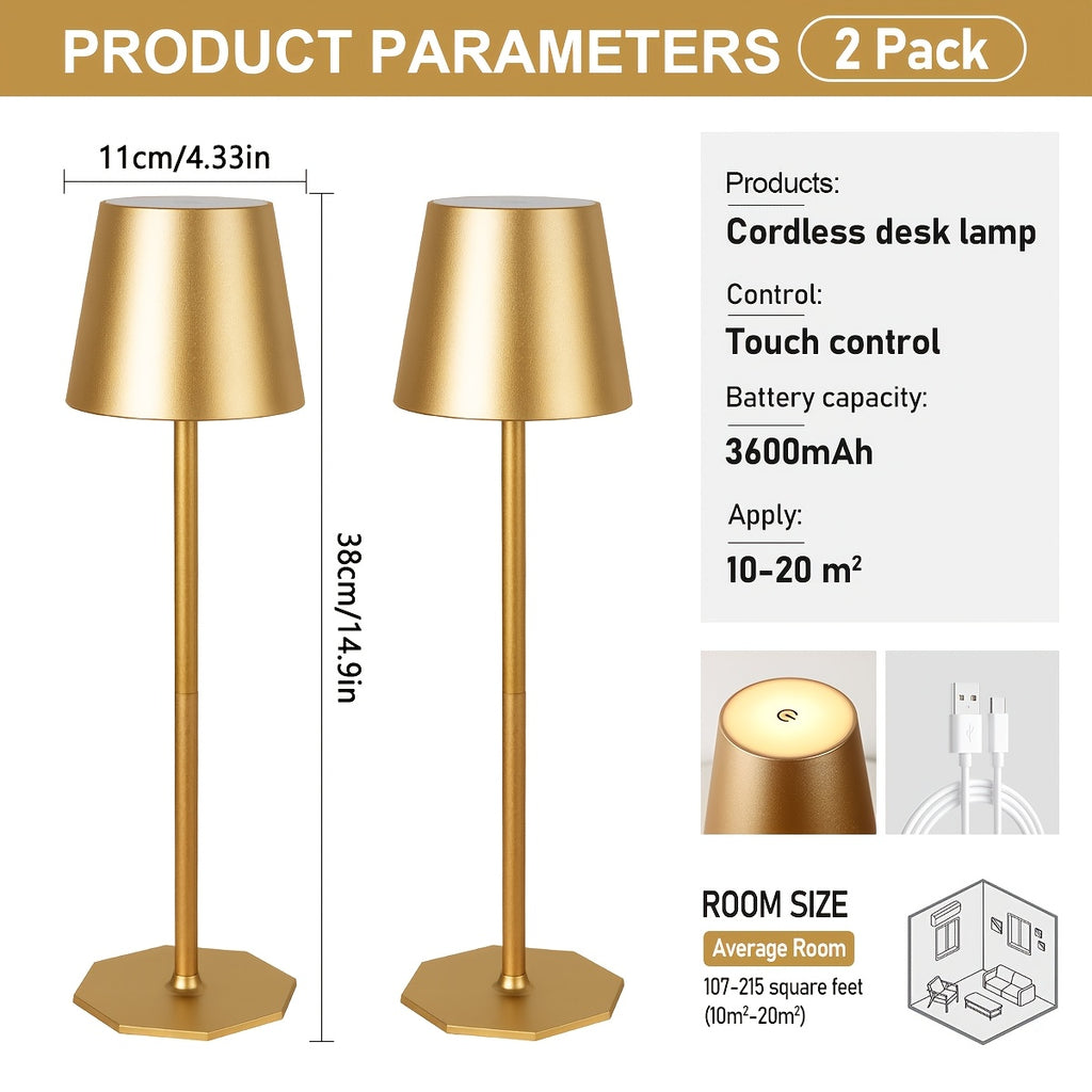 Lámpara de mesa para iluminación de dormitorio y escritorio | diseño funcional