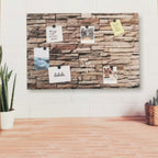 BAKAJI Pizarra Blanca Magnética con 5 Imanes y 1 Marcador, Tablero de Notas Montado en la Pared, Ideal para Cocina, Sala de Estar, Entrada, 60 x 40 cm