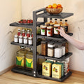 Un estante para ollas robusto con características ajustables y 7 niveles diseñado para guardar ollas, ideal para gabinetes y versátil para usar en encimeras de cocina así como en gabinetes