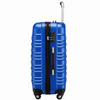 Conjunto PROVITERA de 4 Maletas Rígidas de ABS, Maleta Rígida S-M-L-XL con Asa Telescópica de Gel y 4 Ruedas de Rodadura Fácil, Trolley Ligero y Resistente al Viaje, Equipaje de Mano con Cerradura de Código, Mangos de Gel Ergonómicos, Ruedas Giratorias de