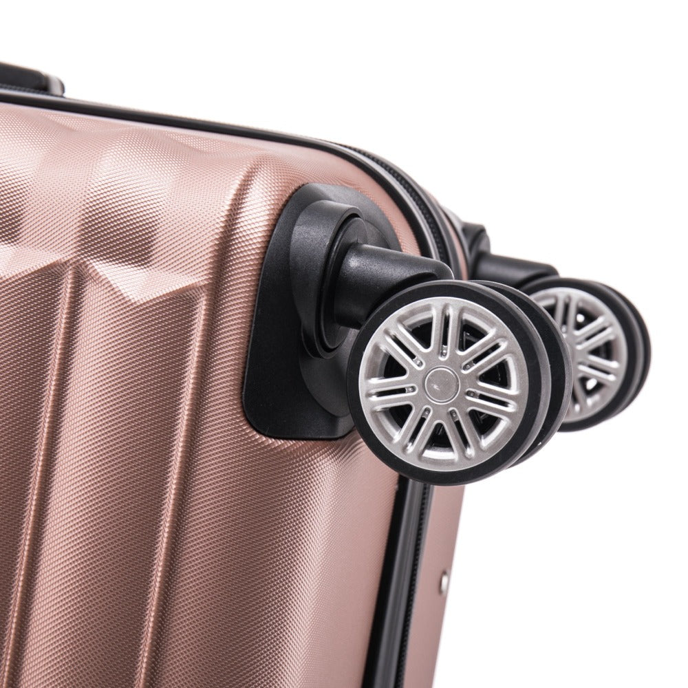 Conjunto de Maletas de Viaje Elegantes: Carcasa Ligera, Cerradura Numérica, 4 Ruedas Giratorias 360, Asa Telescpica de Aluminio Aleado Juego de Maletas Maleta ( 6999 M001 8008 6020 )