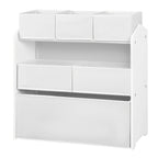 Gabinete de almacenamiento con cajones, 1 pieza, estante práctico, artículos de almacenamiento, se puede usar como estantería, estante de almacenamiento, estante de tres niveles con múltiples cajones, caja de almacenamiento de tela no tejida, para dormito