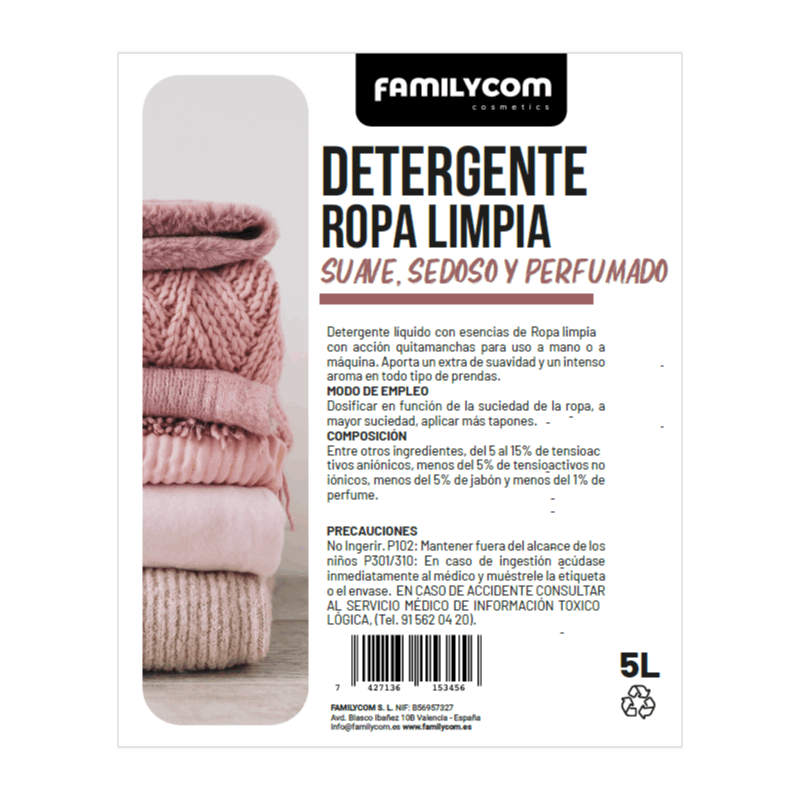 Detergente Liquido para Lavadora Profesional Marsella Tradicional 5L, Detergente para Ropa Blanca y de Color con Fórmula Concentrada, 90 lavados, Jabón Natural para una Ropa Limpia y Cuidada