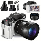 Cámara digital | Cámara Digital NBD, 48MP para Fotografía con WiFi y Control por App, Cámara 4K para Vlogging, Cámara Compacta, Ideal para