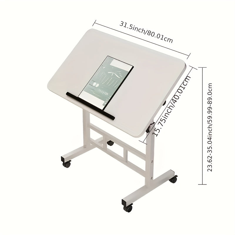 Escritorio para teletrabajo y estudio | 88.9 cm y Ajustable