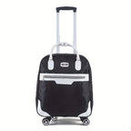 Maleta de Viaje Plegable de Gran Capacidad, Bolso de Viaje para Exteriores, Maleta con Ruedas, Bolso Unisex con 4 Ruedas Univer y Asa Retráctil, Maleta Ligera, Robusta y Duradera