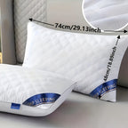 2/4 almohadas para dormir, 2/4 piezas de 48X74Cm, diseño moderno, lujo para todas las estaciones, calidad de hotel de 5 estrellas, edredón acolchado para un sueño profundo, soporte para el cuello, alta densidad, no se hunde, apto para todas las estaciones