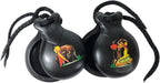 Castañuela española souvenir, color negro con dibujos típicos españoles.