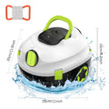 Limpiadora de piscina automática inalámbrica INSE Y10 - Segura para natación familiar (niños y adultos), succión de 27500 Pa, cesta de filtro de gran capacidad de 2.2 L, IPX8, apta para piscinas de más de 2.5 m de profundidad, autoestacionamiento, impresc
