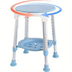 Silla de ducha ajustable para baño movilidad y cuidado diario | 54.5 cm y 150 kg y Ajustable