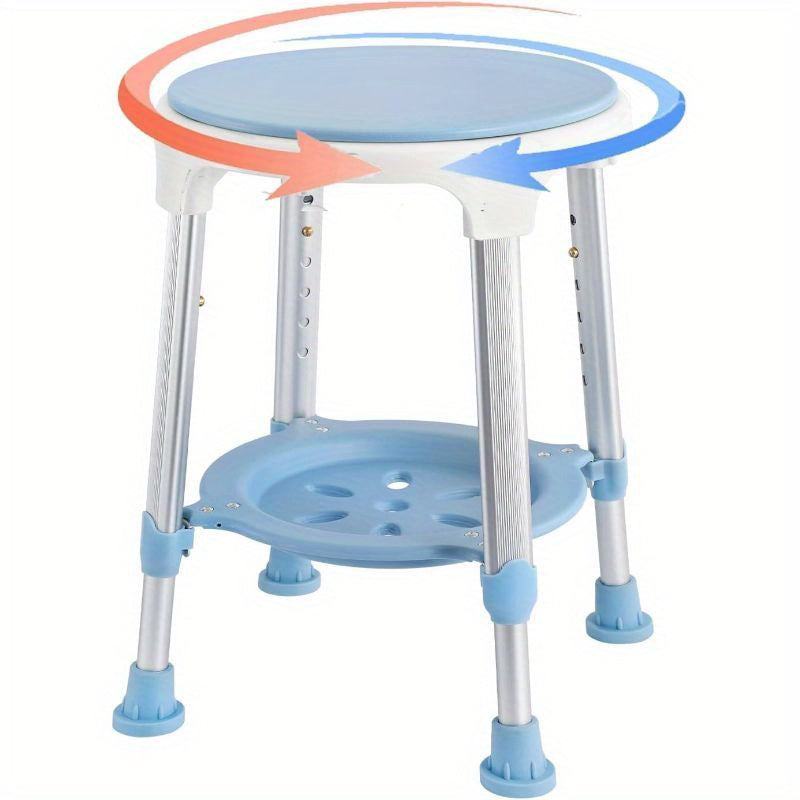 Silla de ducha ajustable para baño movilidad y cuidado diario | 54.5 cm y 150 kg y Ajustable