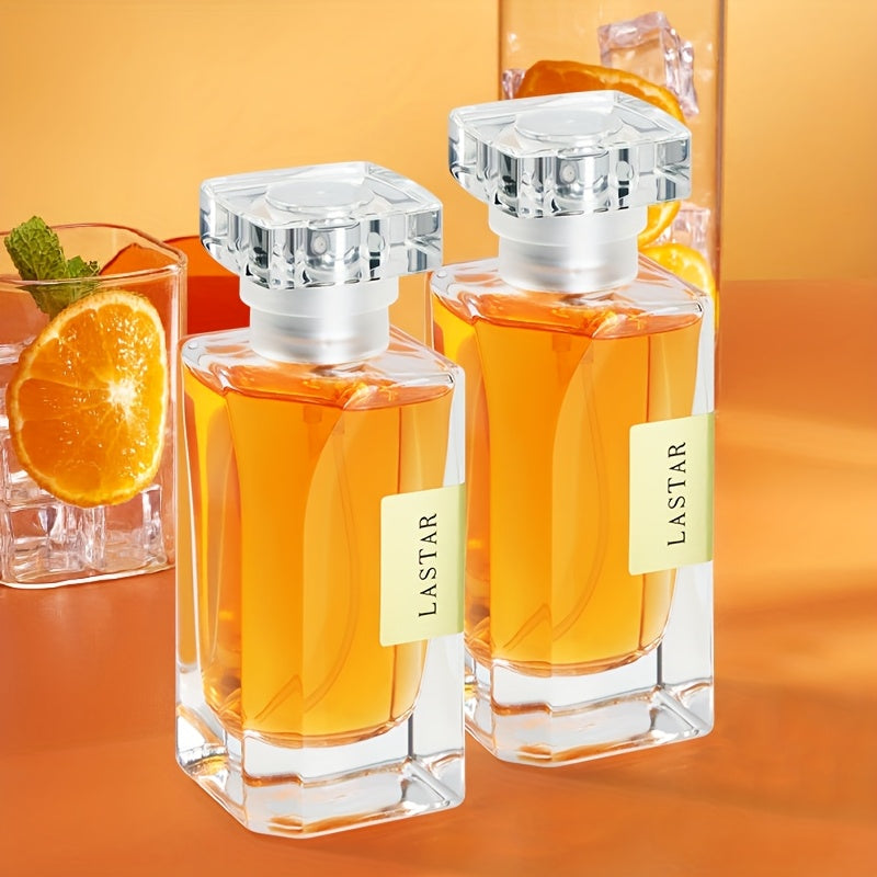 2 Botellas de Eau de Parfum en Spray Cítrico Fresco para Mujer, con Notas de Jazmín y Geranio, Cedro y Ámbar, Perfume de Mujer para Uso Diario, Regalo de Festival, 45MLx2pcs