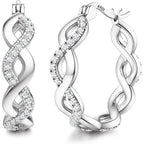 Pendientes de aro huggie de plata 925 para mujer, hipoalergénicos, dorados, listos para fiesta y para regalar, incluye caja de regalo prémium
