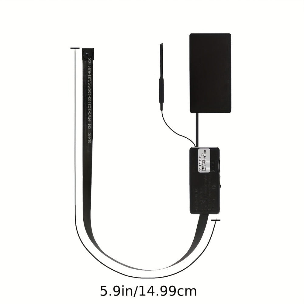 Cámara Inalámbrica HD 1080P Portátil con Control Remoto a Través de la App Móvil, Grabación de Audio y Video, Fácil de Usar, Expandible con Tarjeta TF, Grabación en Bucle, Ideal para Seguridad en el Hogar, Deportes, Investigaciones, Registros de Aprendiza