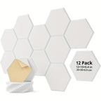 Paneles Acústicos Hexagonales Autoadhesivos, Sonic Acoustics 12 Piezas