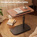 Mesa plegable para portátil de 1 pieza, mesa móvil y ajustable, mesa para portátil que ahorra espacio con almacenamiento, construcción duradera, adecuada para escritorios de oficina en casa, mesas de centro y sofás junto a la cama