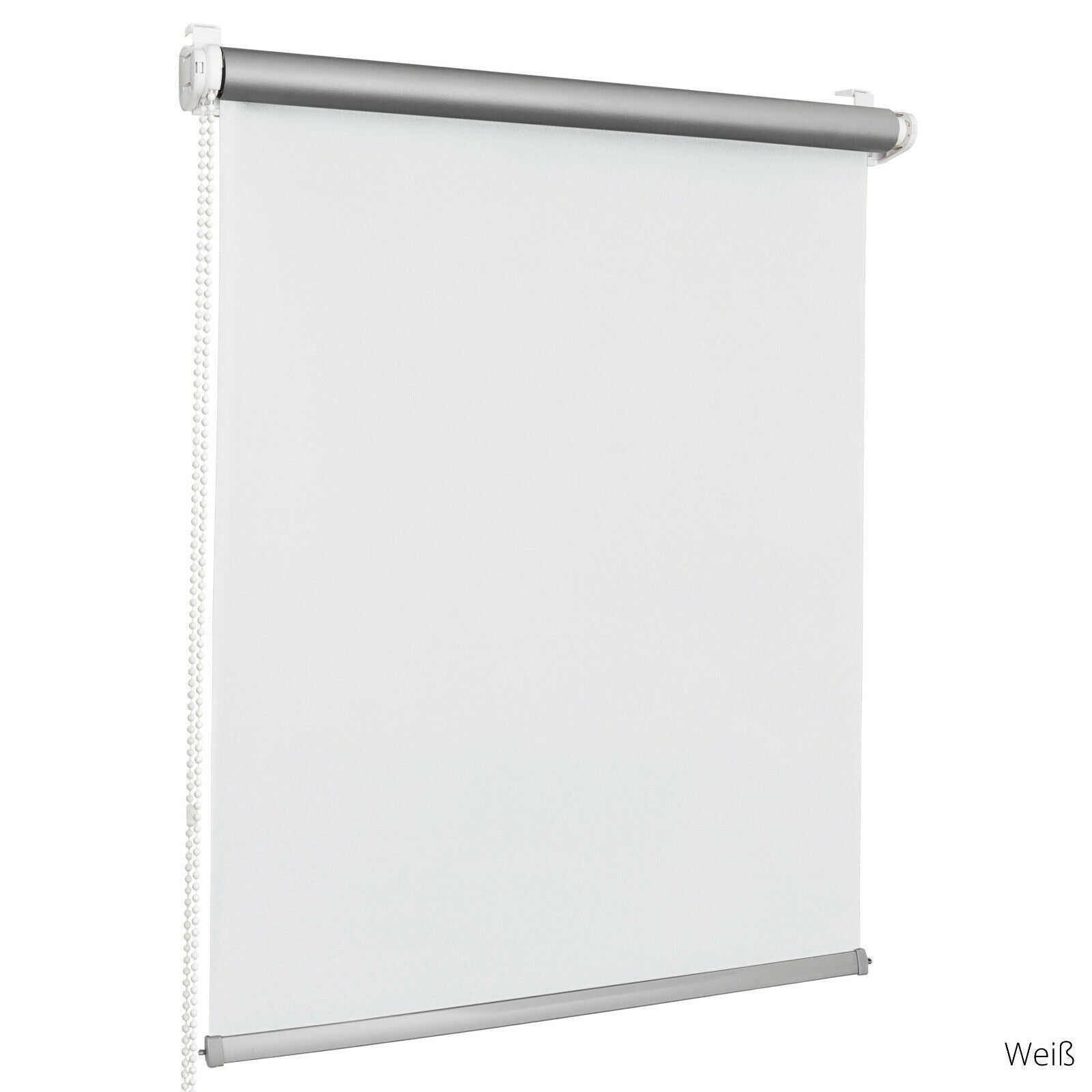 Persiana Térmica • BLANCA • 32 Tamaños • BOJANEK TERMO • Soportes Ajustables • Instalación en Ventana Sin Taladro • Mecanismo de Cadena • Protección Solar y Térmica • Ideal para Sala, Dormitorio, Cocina, Oficina • Persiana Térmica Blanca Día y Noche • Est
