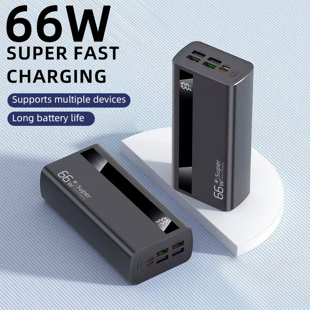 Power bank para carga durante viajes y uso diario | 60000mAh y 66W
