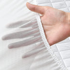 Protector de Colchón Impermeable Acolchado Transpirable – Funda Ajustable con Bolsillo Profundo 30cm, Silenciosa, Lavable a Máquina, Protección Total
