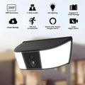 ANRAN Cámara de Luz Solar de Pared, una Cámara de Seguridad Solar para Exteriores que se Convierte en una Luz de Pared, Cuenta con Conectividad Inalámbrica 2.4G para la Seguridad del Hogar, Detección de Movimiento con IA, Iluminación Activada por Movimien