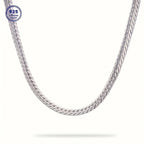 Collar de Cadena Plateada, Joyería de Plata 925, un Regalo para Mujeres, un Regalo para Hombres, un Regalo para Amigos y Colegas, Collar de Regalo de Cumpleaños, Regalo de Fiesta, Regalo de Luna de Miel, Collar de Regalo de San Valentín, Collar para Parej