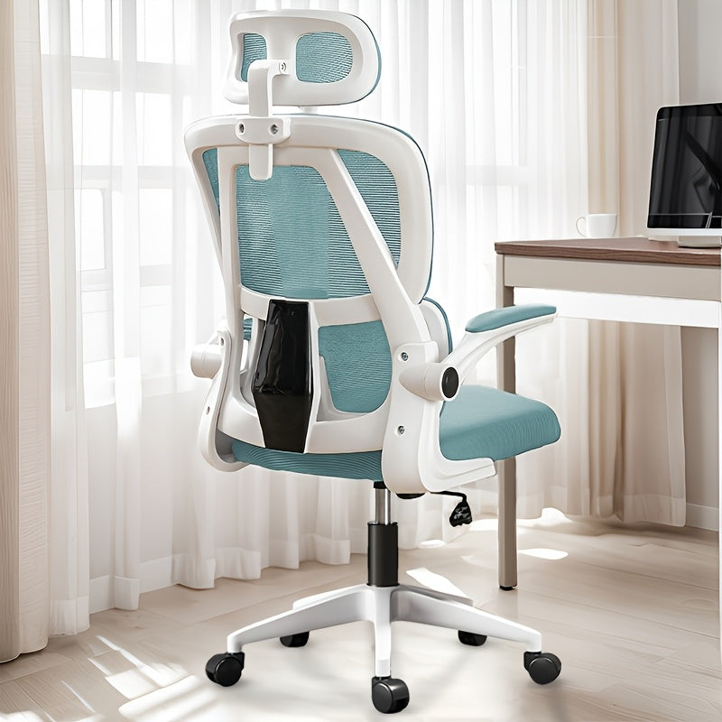 Silla de oficina | Adecuado para Escritorios y Sillas Portátiles de Oficina en Casa con Reposabrazos, Sillas de Soporte Lumbar, Sillas de Oficina