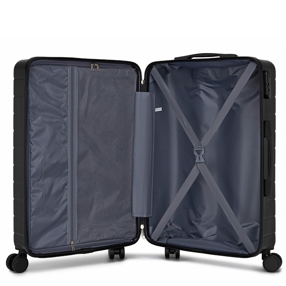 Maleta Rígida Expandible Kono, 20/24/28 Pulgadas PC+ABS, Equipaje de Viaje Ligero con Ruedas Giratorias y Cerradura TSA, Disponible en Múltiples Colores