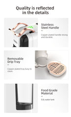 Cafeteras de cápsulas | Cafetera HiBREW 5 en 1 para cápsulas múltiples, café caliente/frío, DG Cappuccino Nes, para cápsulas pequeñas ESE Pod y