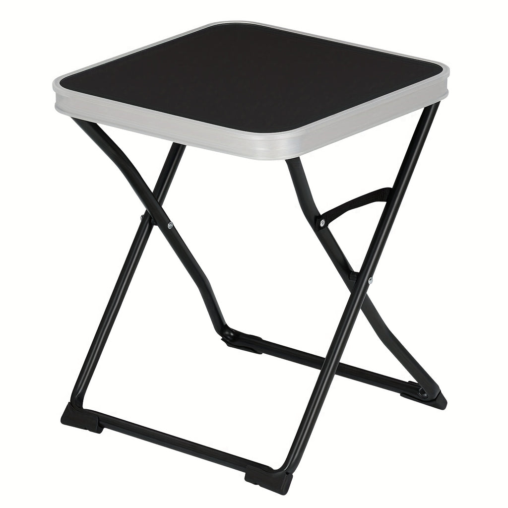 Silla plegable multifuncional de exterior, 1 pieza, mueble de exterior para acampar y senderismo, artículos de ocio al aire libre, silla de camping plegable con mesa, 2 piezas, silla + mesa desmontable, diseño 2 en 1, para pícnic al aire libre, pesca, mes