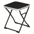 Silla plegable multifuncional de exterior, 1 pieza, mueble de exterior para acampar y senderismo, artículos de ocio al aire libre, silla de camping plegable con mesa, 2 piezas, silla + mesa desmontable, diseño 2 en 1, para pícnic al aire libre, pesca, mes