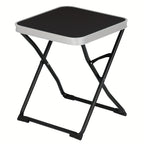 Silla plegable multifuncional de exterior, 1 pieza, mueble de exterior para acampar y senderismo, artículos de ocio al aire libre, silla de camping plegable con mesa, 2 piezas, silla + mesa desmontable, diseño 2 en 1, para pícnic al aire libre, pesca, mes