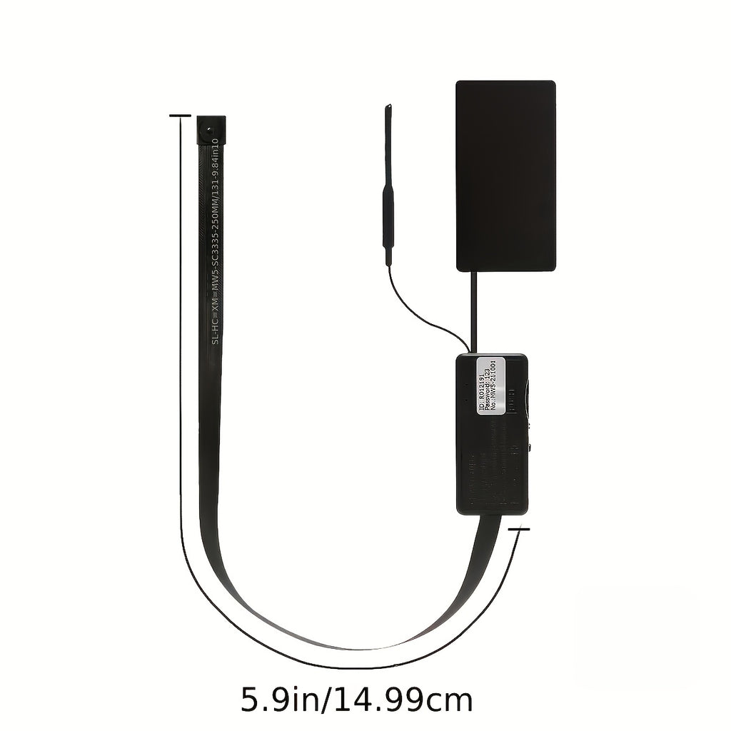 Cámara Inalámbrica HD 1080P Portátil con Control Remoto a Través de la App Móvil, Grabación de Audio y Video, Fácil de Usar, Expandible con Tarjeta TF, Grabación en Bucle, Ideal para Seguridad en el Hogar, Deportes, Investigaciones, Registros de Aprendiza