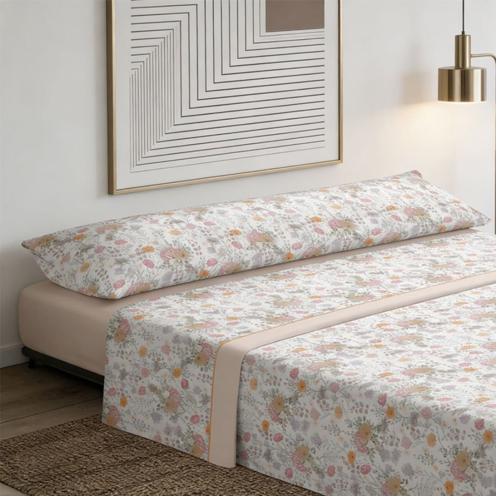 Juego de cama de tres piezas | Sábanas | Múltiples tamaños disponibles | Primavera/Verano | Diseño cómodo | Suave y agradable para la piel | Múltiples texturas disponibles