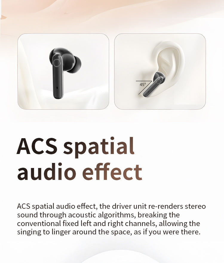 Auriculares Bluetooth | Auriculares Inalámbricos Acer OHR546, Marca Original, Decodificación Hi-Fi de Alta Definición, Sonido 3D Envolvente, Gran