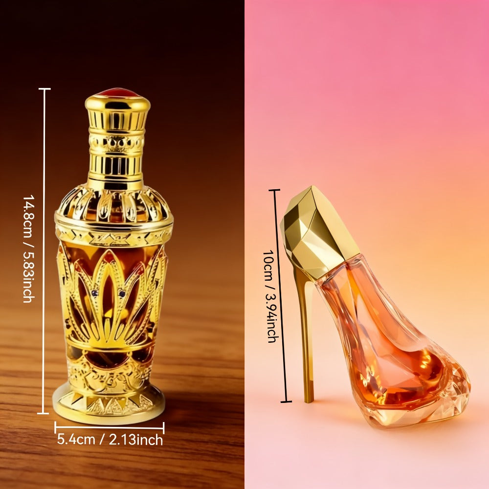 Set de regalo de perfume de 2 piezas para hombre y mujer | Perfume EDP para hombre de 90 ml con aroma oceánico amaderado a sándalo + Perfume para mujer de 30 ml con aroma picante floral afrutado Tacón Alto | Duradero, perfecto para el Día de San Valentín