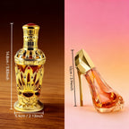 Set de regalo de perfume de 2 piezas para hombre y mujer | Perfume EDP para hombre de 90 ml con aroma oceánico amaderado a sándalo + Perfume para mujer de 30 ml con aroma picante floral afrutado Tacón Alto | Duradero, perfecto para el Día de San Valentín