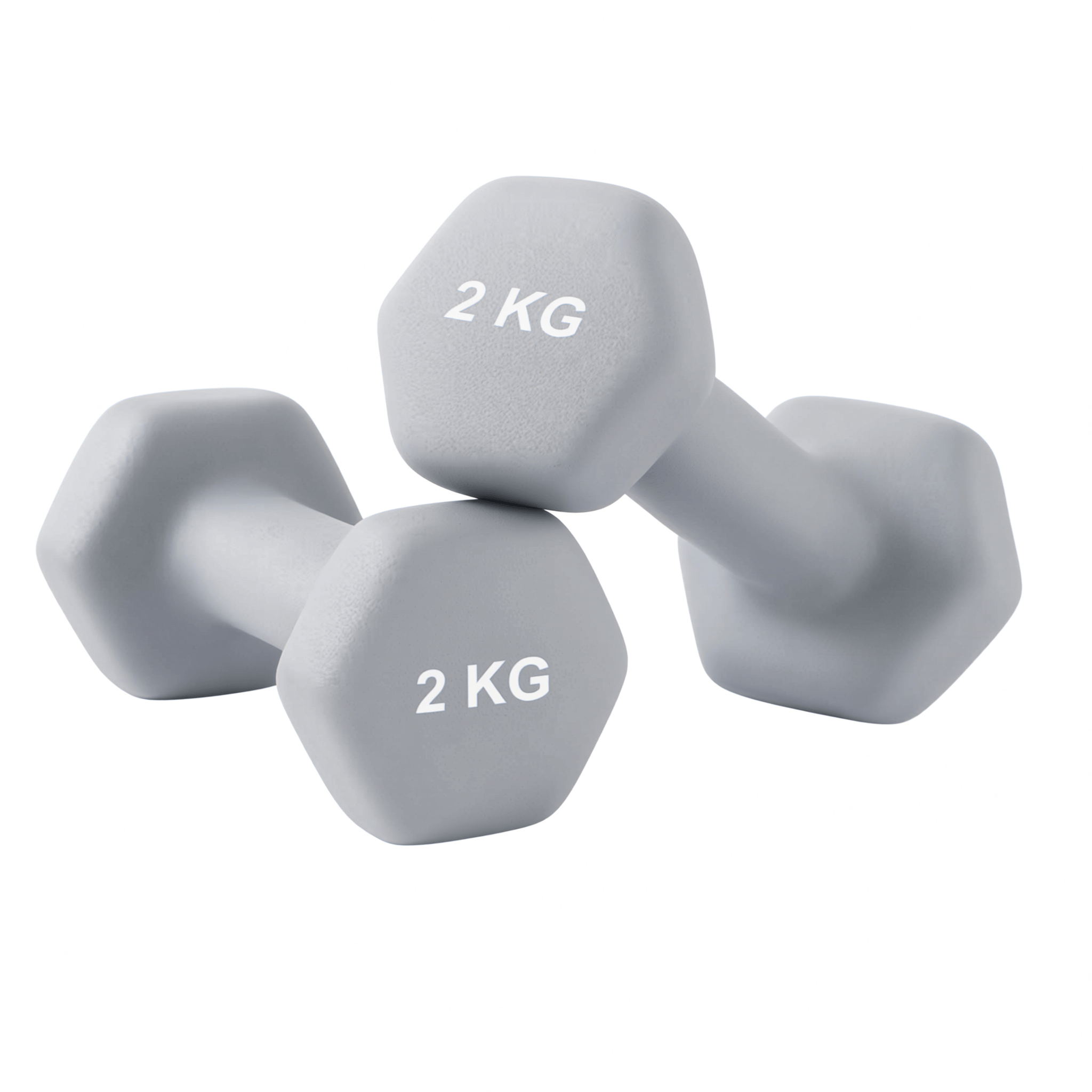 2 piezas - mancuernas de mango curvo ergonómico 0,5 kg / 1 kg / 1,5 kg / 2 kg / 3 kg / 4 kg / 5 kg / 6 kg un par de equipos de entrenamiento de peso de fitness de gimnasio doméstico no deslizante equipo de entrenamiento de yoga gris para hombres y mujeres