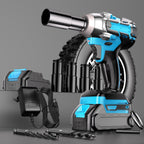 Kit de herramientas | Llave de impacto azul inalámbrica recién mejorada, completa con batería y cargador. Diseño ergonómico y ligero para una