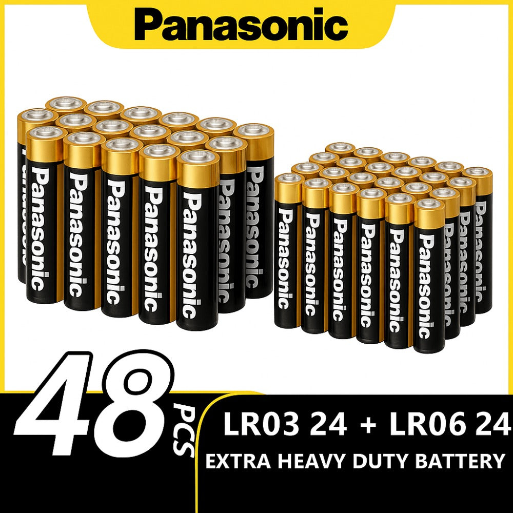 Lote 48 pilas , 24 AA Y 24 AAA energía infinita para tus juguetes , no te quedes sin pilas en el mejor momento , energia sin fin.