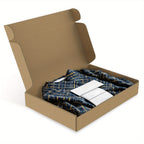 Juego de 20 cajas de regalo marrones hechas de cartón plegable, ideales para el transporte y disponibles en varios tamaños